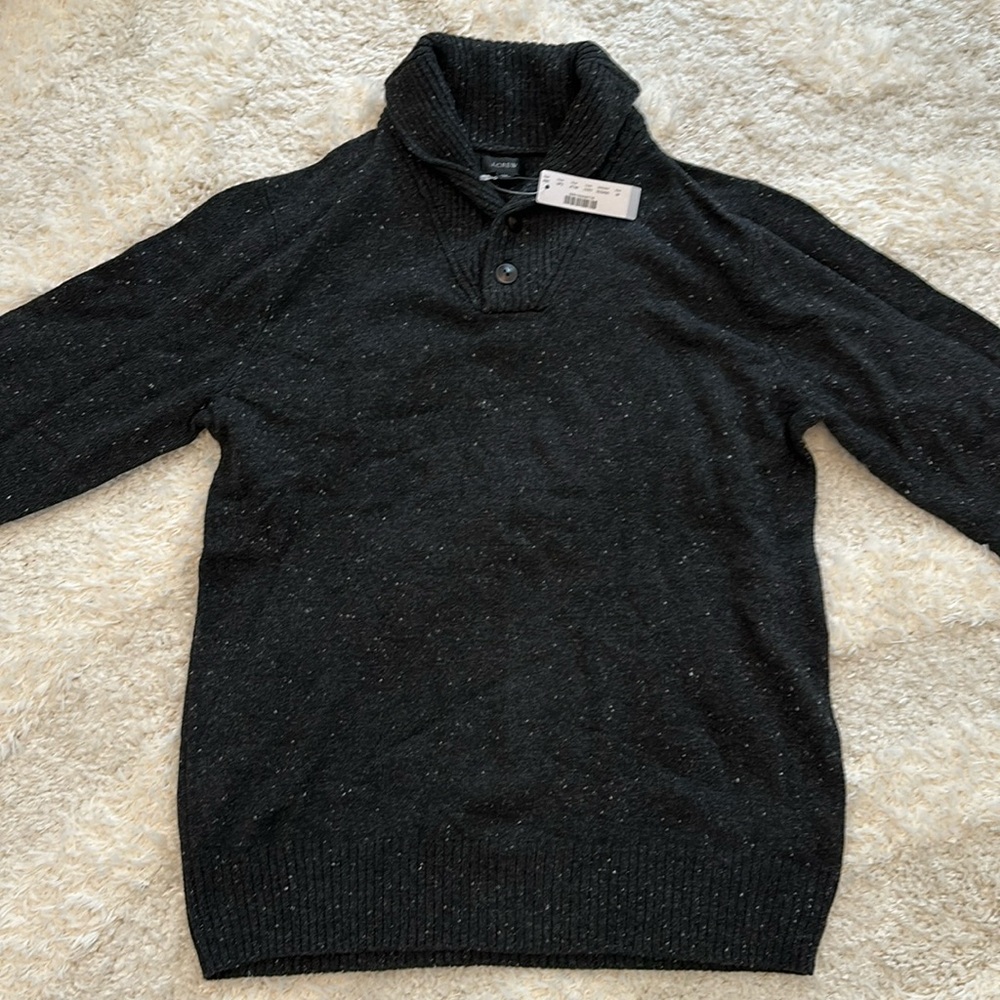 J Crew Shaw collar pullover sweater
